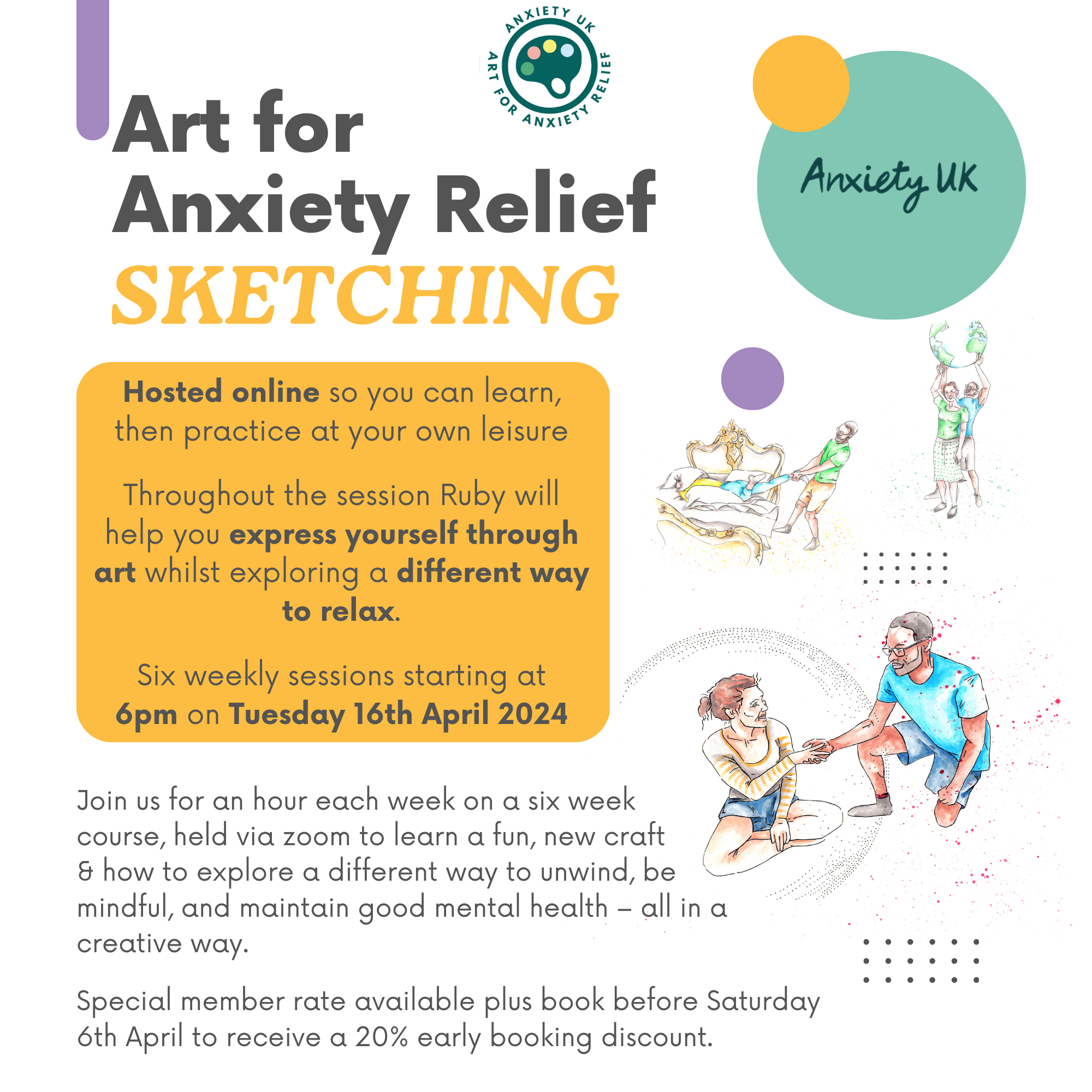 Art for anxiety relief (AFAR) group - Anxiety UK